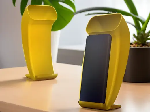 Sleek Phone Holder With Amplifier