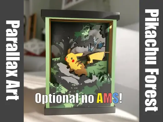 Parallax Art: Pikachu Forest (no AMS option!)