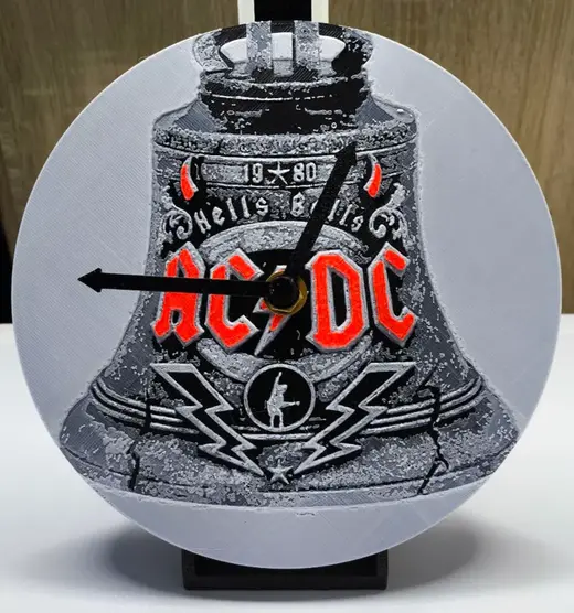 AC/DC "Hells Bells" Uhr Hueforge
