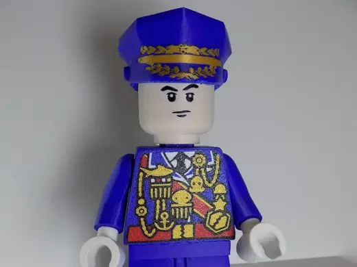 big brick army navy air force general brick man