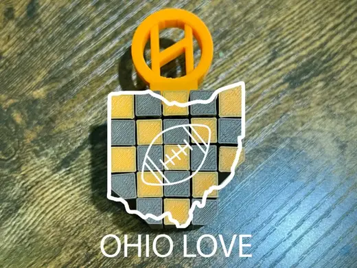Ohio Love Football Fidget - CLE Edition