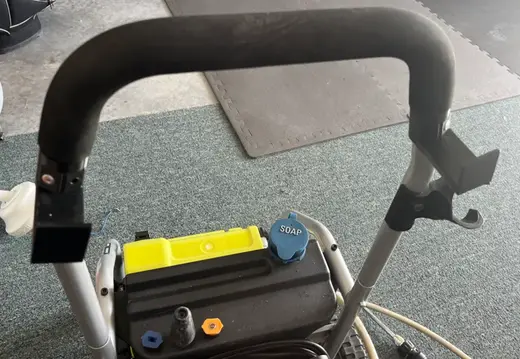 Hose holder for Ryobi Pressure Washer