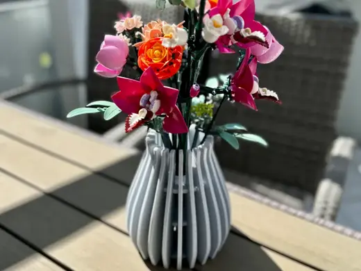 Vase für Trockenblumen