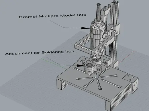 Drill Press for Dremel MultiPro or other tools