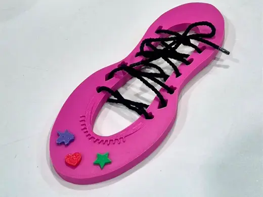 Ballerina Shoelace Activity