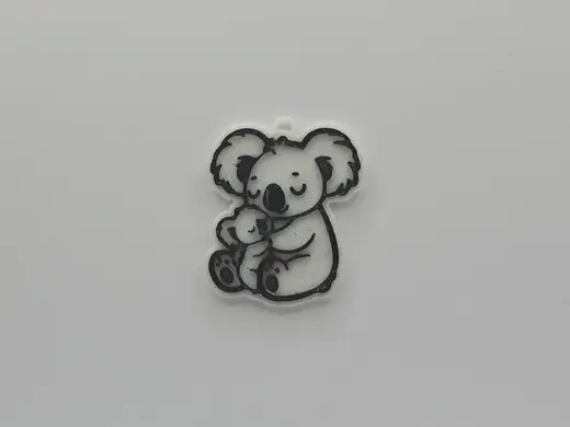 Koala Mom And Son Keychain
