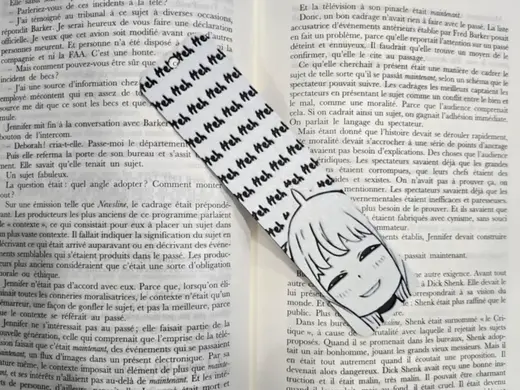 Bookmark Anya Spy family only Black & White