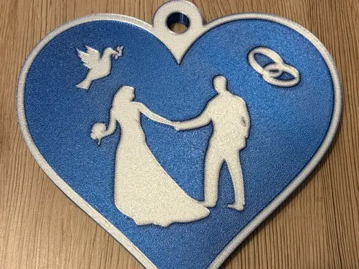 Décoration de mariage à suspendre
