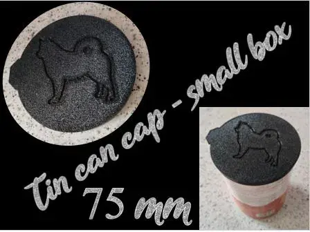 Tin can cap 76 mm
