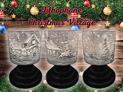 Lito Tea Light Christmas Village