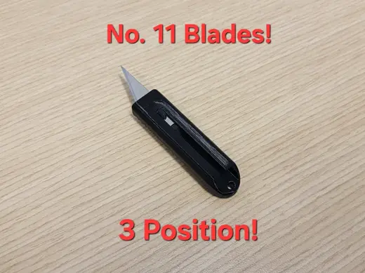 3 Position Box / Letter Opener Magnetic Fidget