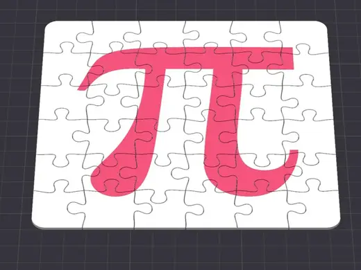 Pi Jigsaw Puzzle