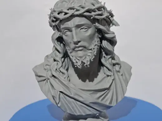 Busto Gesu' con corona di spine