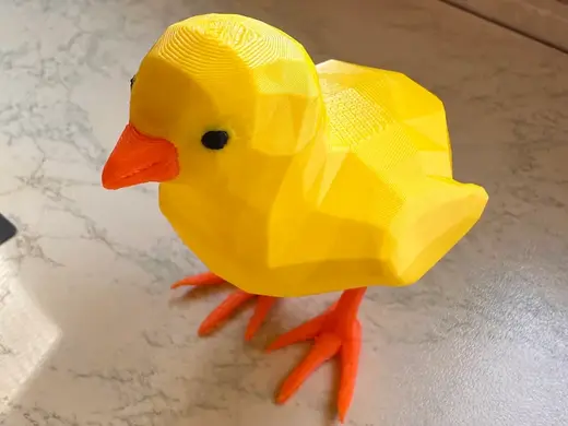 Tiny baby chicken color AMS