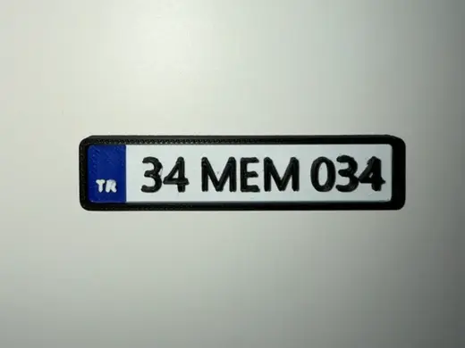 Türk Plaka, Türkischer Kennzeichen, Custom