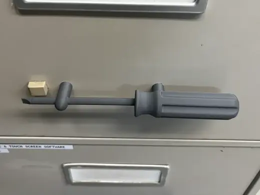 filing cabinet handle tools