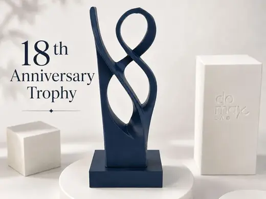 18th Anniversary Trophy - Decor Stand