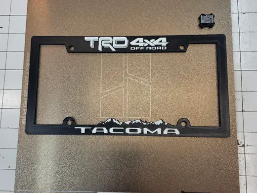 Toyota Tacoma TRD License Plate