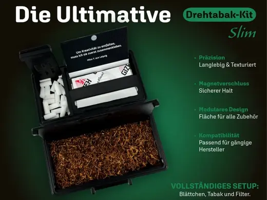 Drehtabak-Kit, Tabakbox Slim