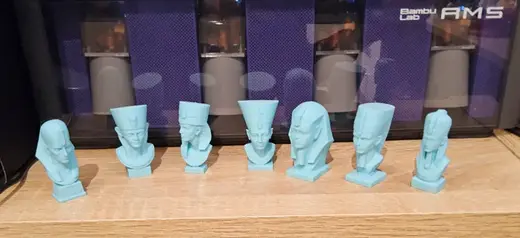 Egyptian god busts
