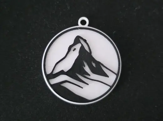 Mountain Keychain
