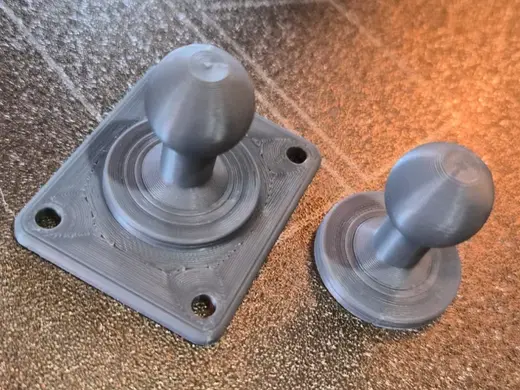 Reinforced 15, 17, 20 mm Ball Mount, AMPS 30×38mm