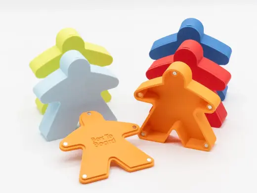 Magnetic Meeple Case - Fun Storage or Decor