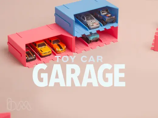 Toy Car Garage modular multiple heights 1/64 Scale