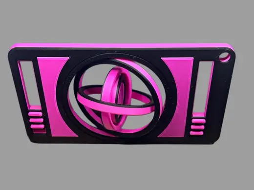 Gyro Slider Fidget! Print in Place. 2 colors