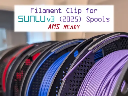 Filament Clip for Sunlu v3 (2025) Spools