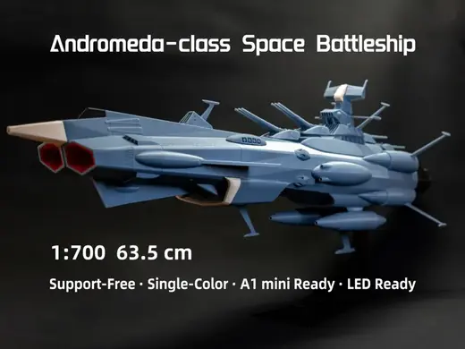 Andromeda-class Space Battleship 1:700 63.5cm