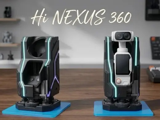 NEXUS 360 // Kinetic AI-Tracking Desktop Hub