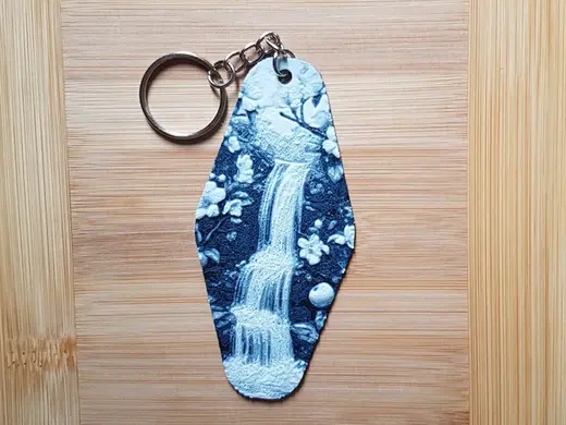 Keychain, Hotel/Motel Style, WaterFall