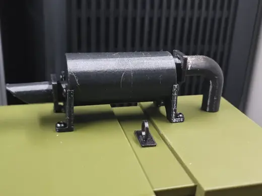 1:14 Diesel generator exhaust