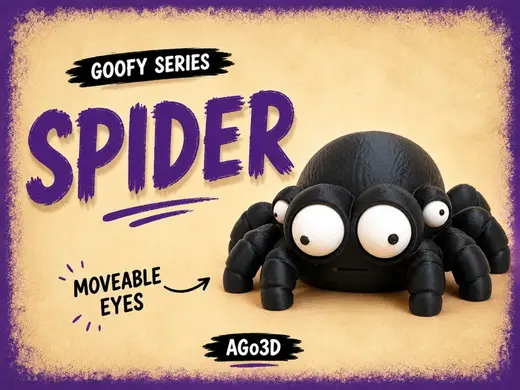 Goofy series – SPIDER Movable Eyes NOAMS