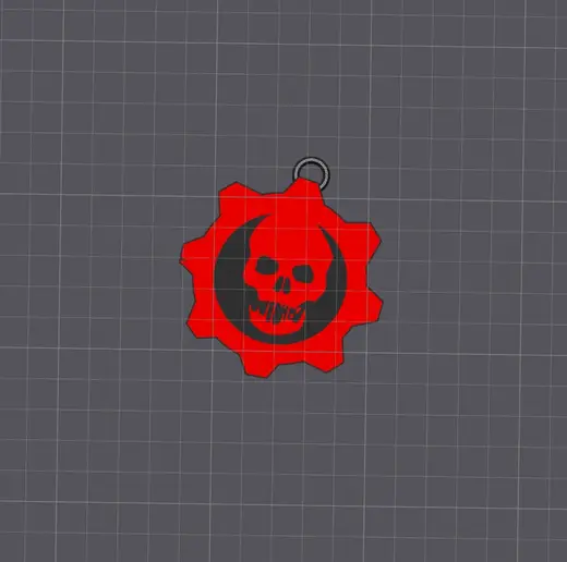 Gears of War Keychain