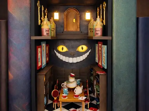 Alice in Wonderland Inspired Book Nook Kit