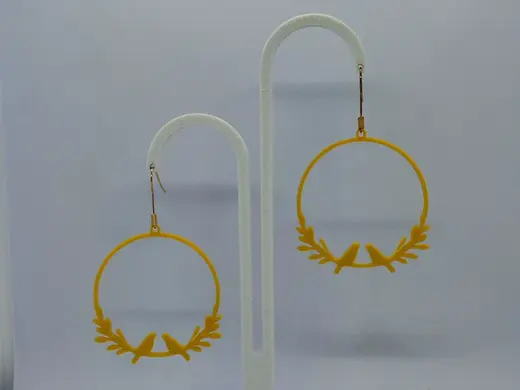 Aretes Nido Dorado