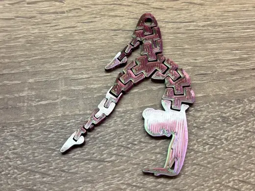 Gymnast Flexi Keychain or Decoration V1