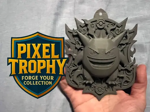 Pixel Trophy – Gengar (Pokémon)