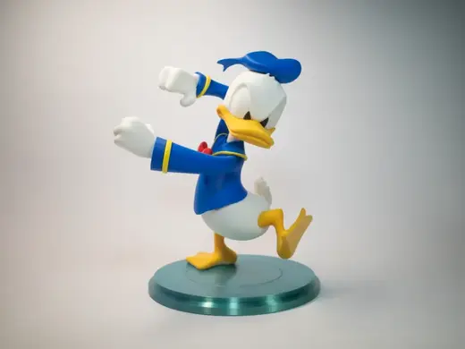 唐老鸭手办模型 Donald Duck 单色打印 无AMS 已拆件