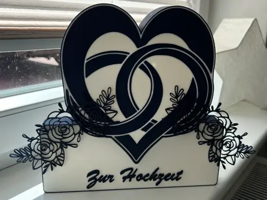 Wedding Lightbox LED / Hochzeitslampe