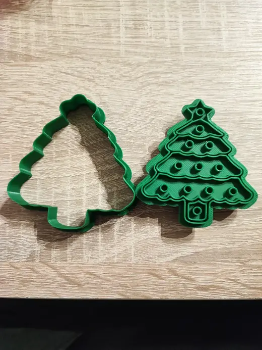 Christmas tree cookie cutter