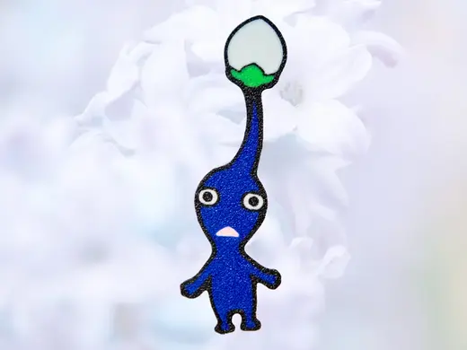 Pikmin blue pin