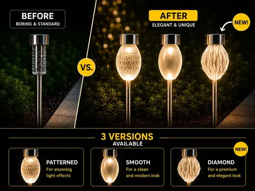 Solar Lampe Glas Upgrade – Mehr Licht & Style