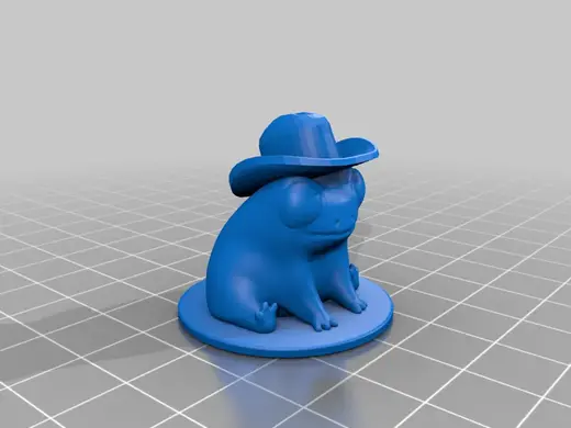 Fred The Frog but he's also a cowboy