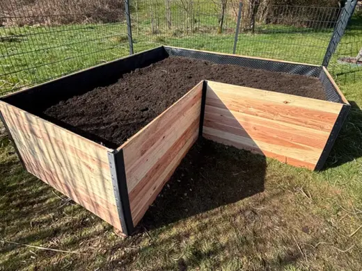 Hochbeet Profilschiene für 95x19mm (190x95) Diele
