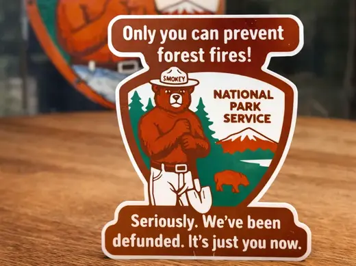 National Parks Support Sign / Magnet