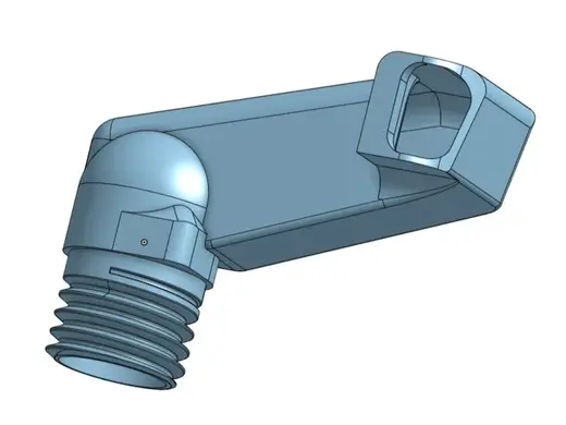 Abluftschlauch-Adapter für Kippfenster (50 mm)
