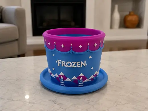 Disney - Frozen Planter - 4 inch - 4-color AMS